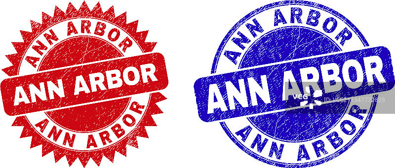 带有腐蚀痕迹的圆形花纹印章图片素材