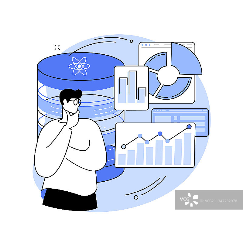 量子计算抽象概念图片素材