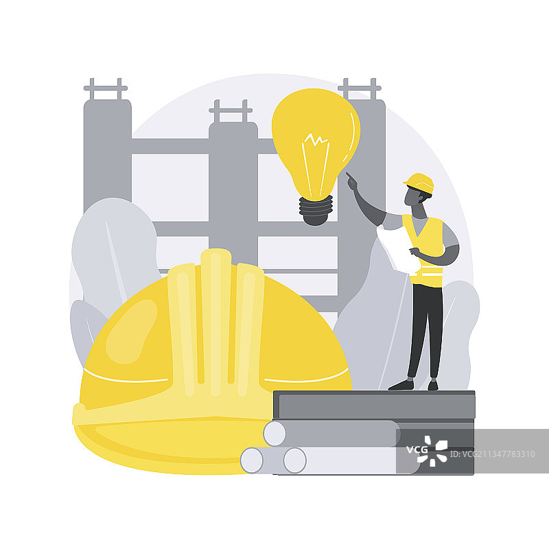 创新建筑材料抽象概念图片素材