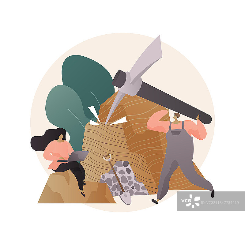 岩石学抽象概念图片素材