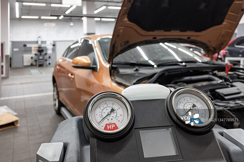 汽车修理故障检测图片素材