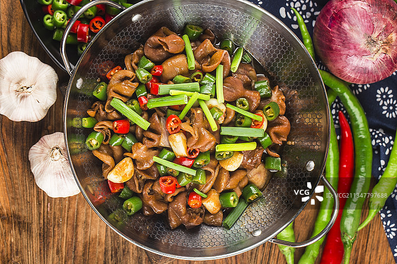 干锅肥肠图片素材