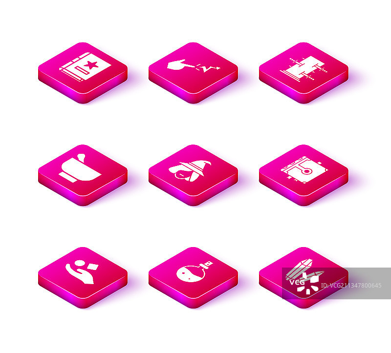 悬浮在手上的魔方和爱心瓶子套装图片素材