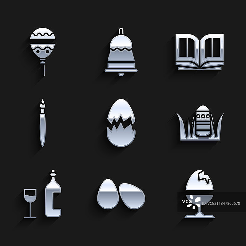 复活节彩蛋和小鸡图片素材