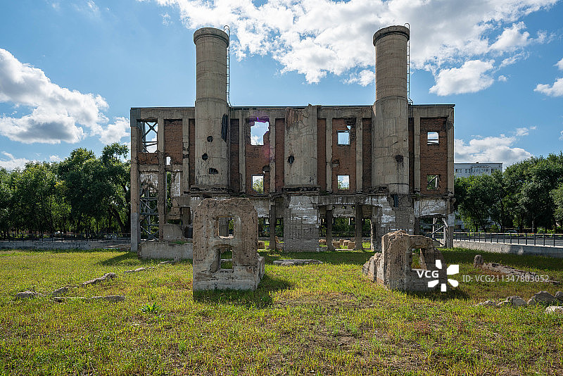 哈尔滨市平房区侵华日军731遗址图片素材