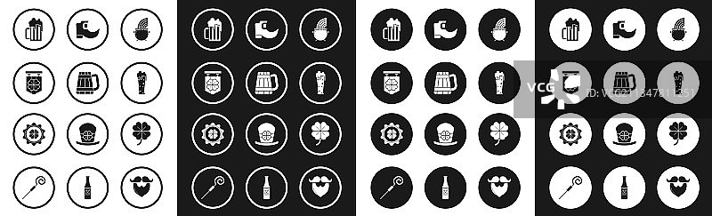 女巫坩埚和彩虹木啤酒杯素材图片素材