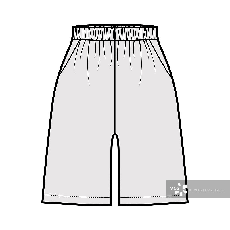运动训练速干时尚短裤图片素材