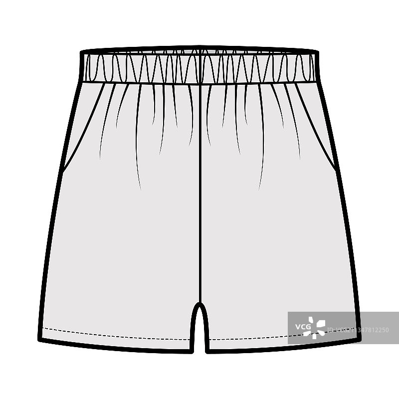 运动训练短裤运动服饰技术时尚图片素材