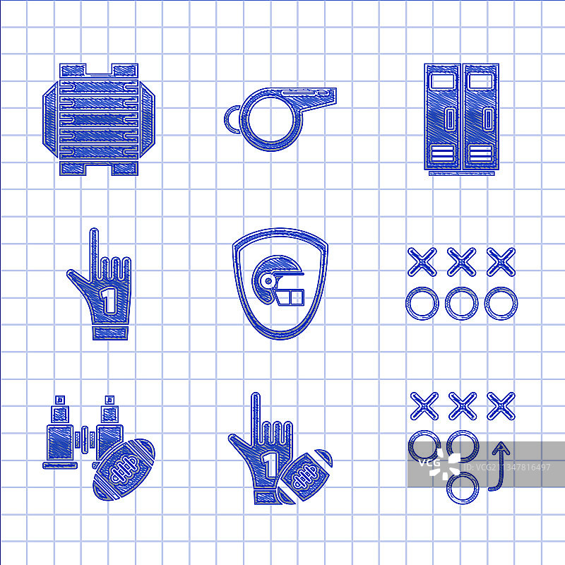 美式橄榄球头盔盾牌设计图片素材