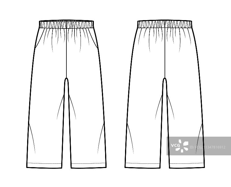 百慕大短裤运动装技术时尚图片素材