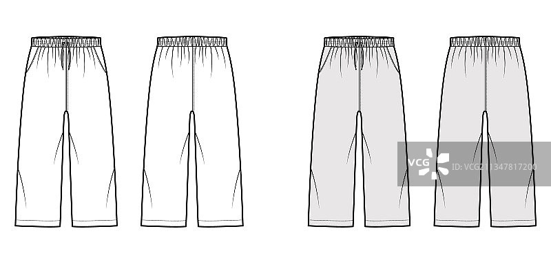 百慕大短裤运动装技术时尚图片素材