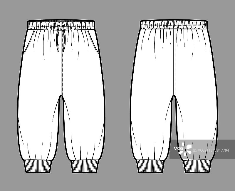 短裤运动裤潮流时尚图片素材