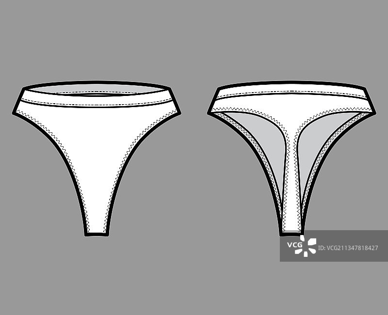 高跟时尚丁字裤图片素材