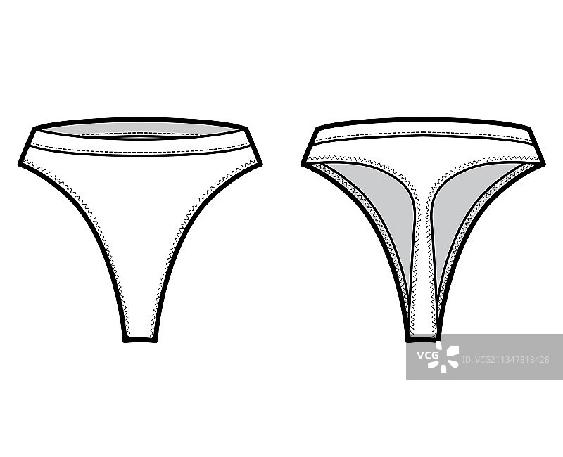 高跟时尚丁字裤图片素材