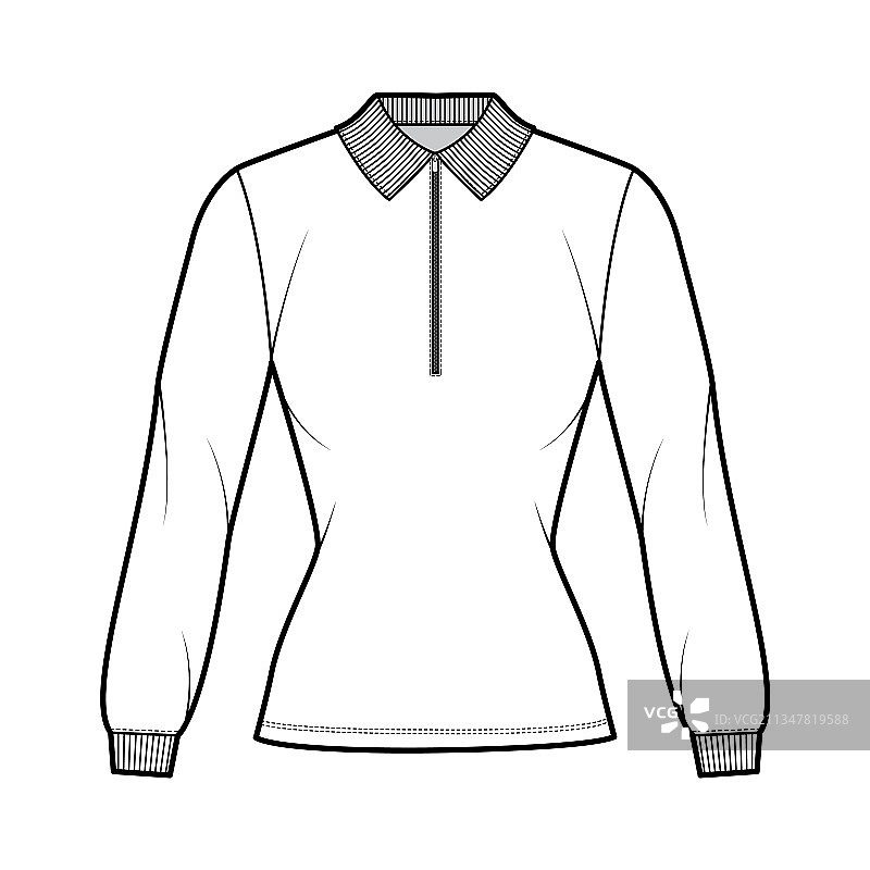 拉链Polo衫技术时尚图片素材