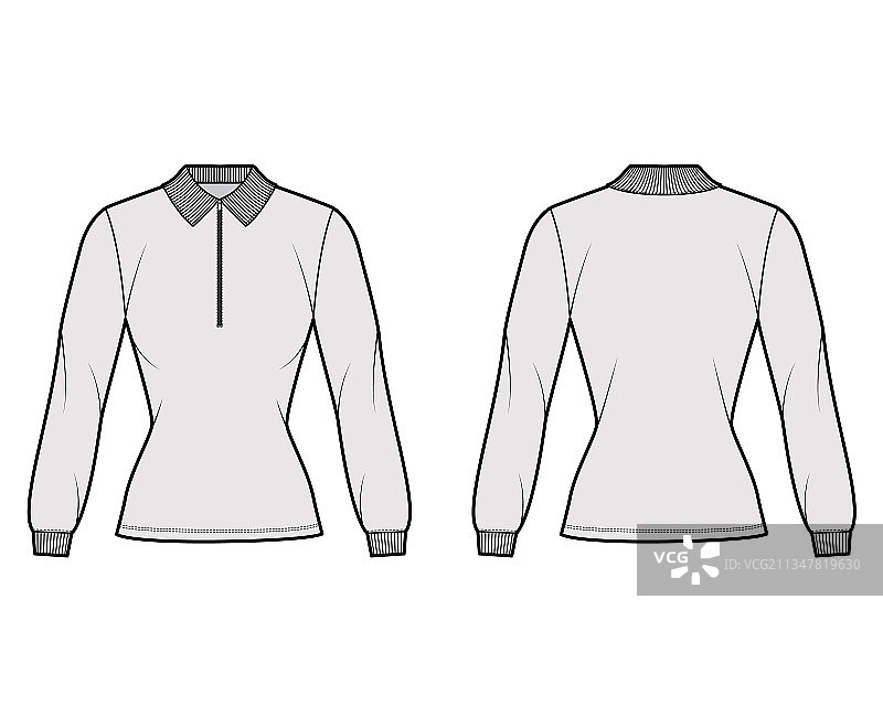 拉链Polo衫技术时尚图片素材