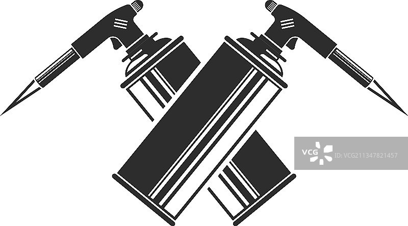 燃气焊枪瓶子图标设计模板图片素材