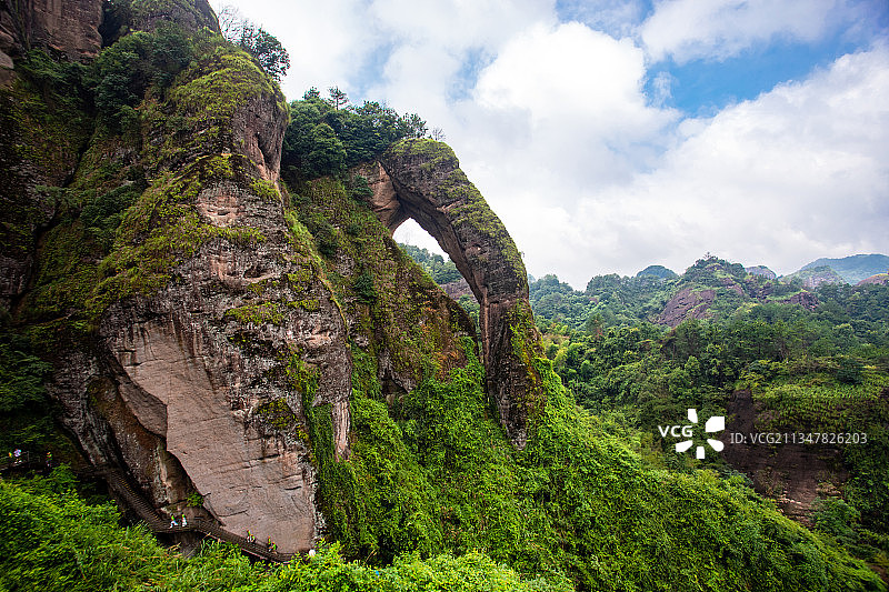 江西鹰潭龙虎山丹霞图片素材