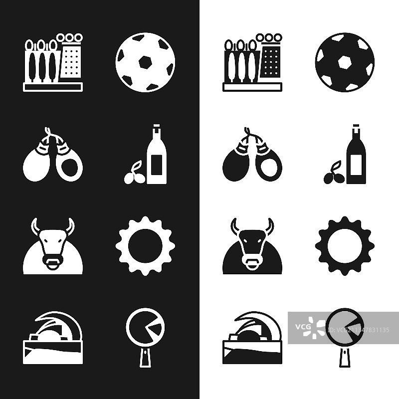 橄榄油响板达利博物馆套装图片素材