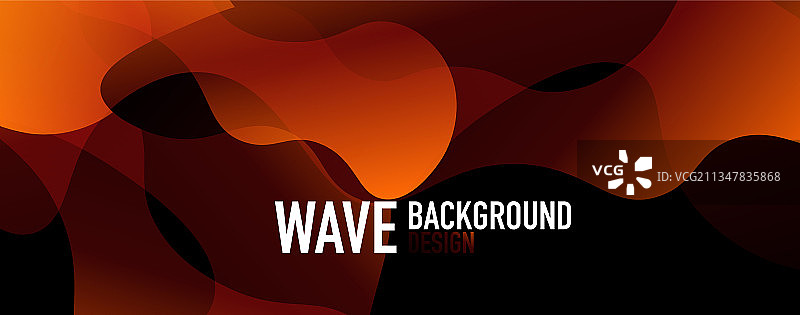 抽象背景-闪亮的流体梯度和图片素材