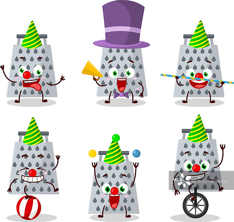 卡通人物磨碎的奶酪图片素材