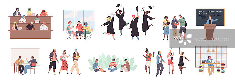 学生生活：年轻人活动图片素材