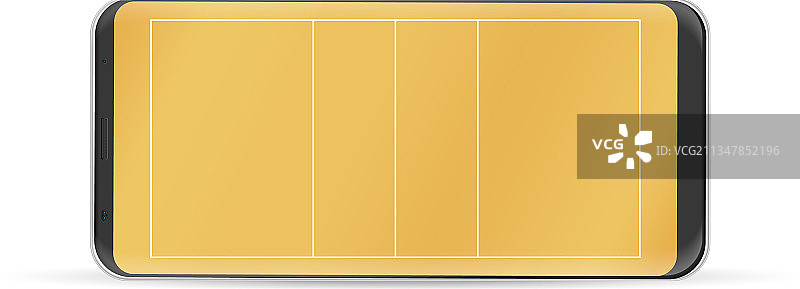 智能手机排球场图片素材