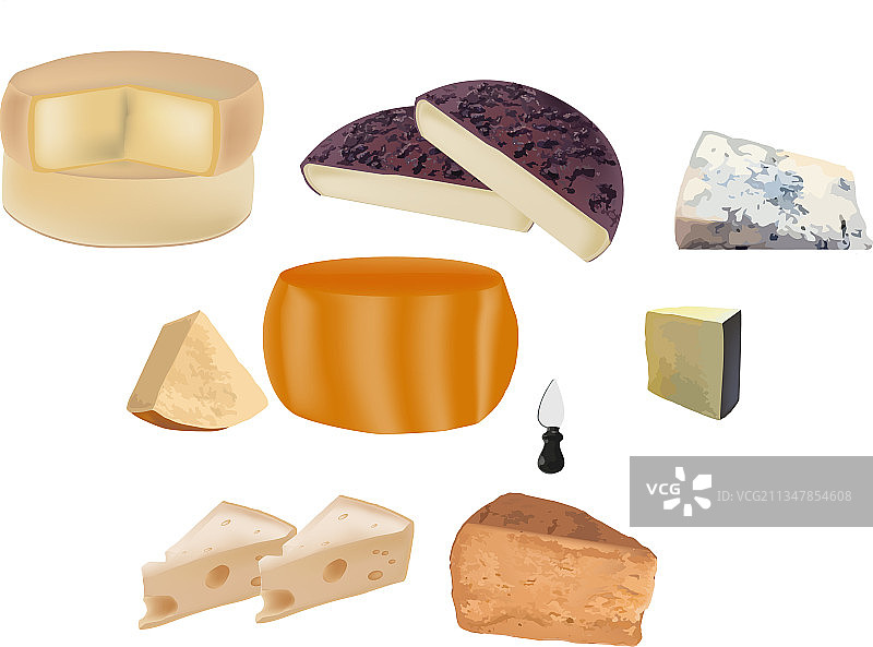 多种奶酪图片素材