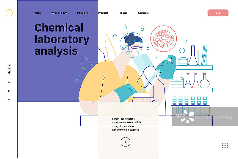 试管医学保险网页模板图片素材