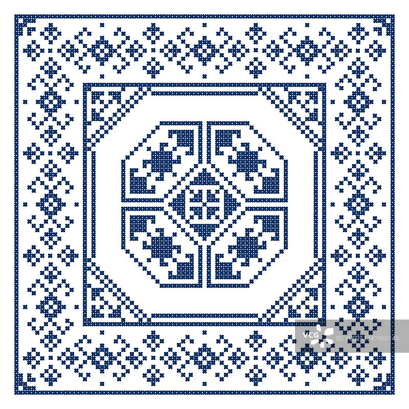 波斯尼亚和黑塞哥维那刺绣S设计图片素材