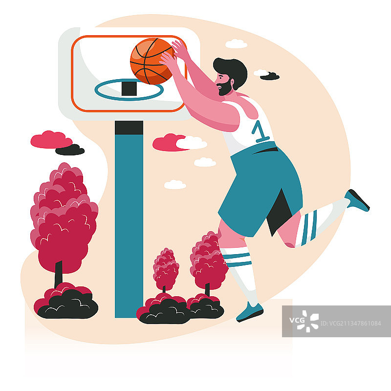 人们做他们最喜欢的爱好场景概念图片素材