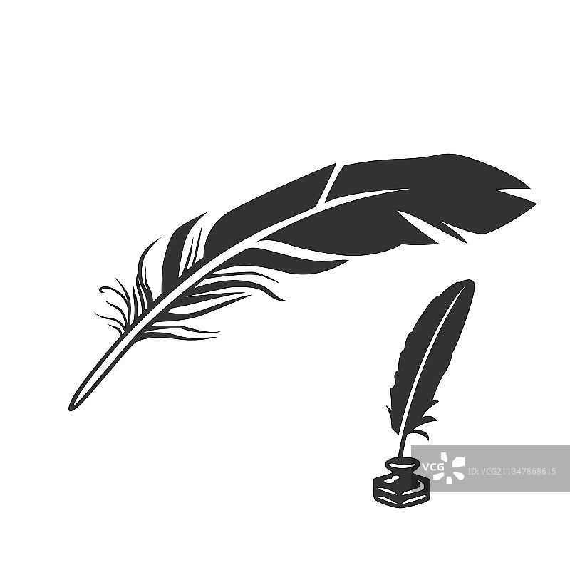 墨水笔图片素材