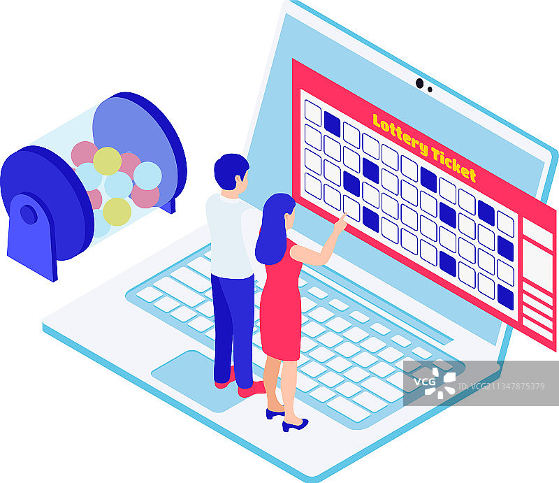 2.5D彩票图标图片素材