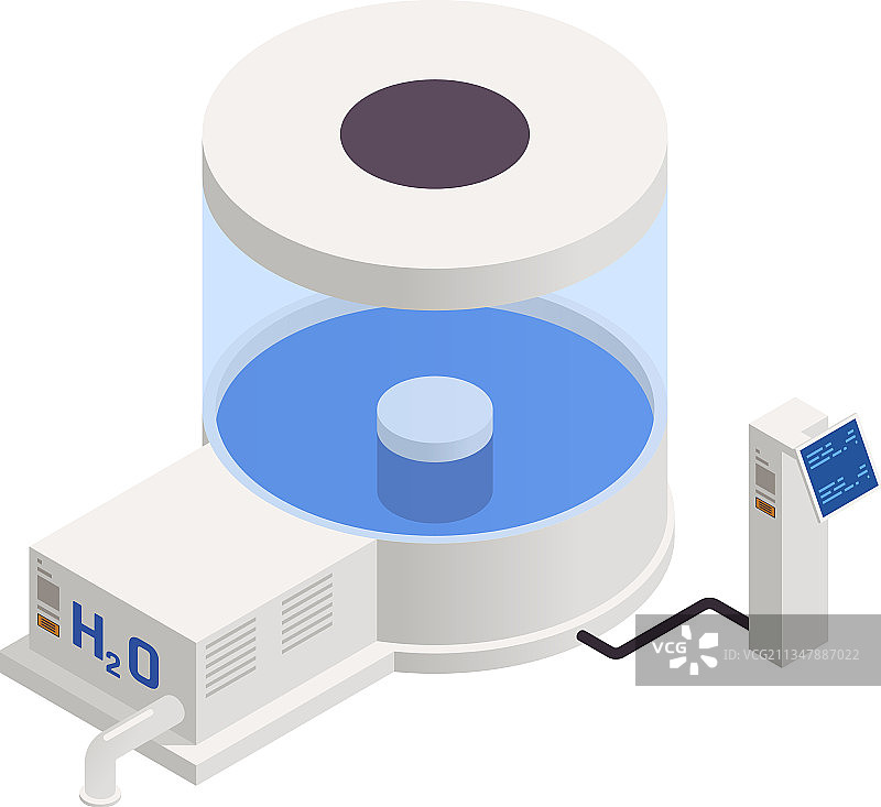 太空水箱构成图片素材