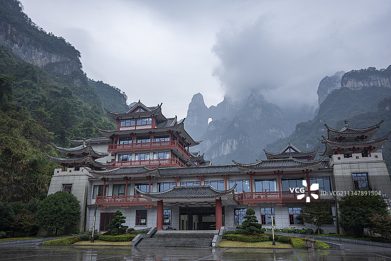 张家界天门山图片素材