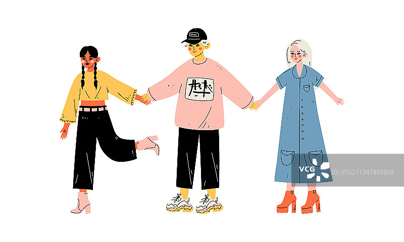 时尚的青少年图片素材