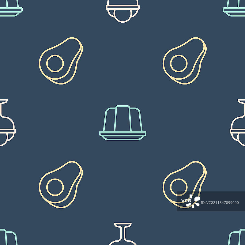 碗里的冰淇淋鳄梨图片素材