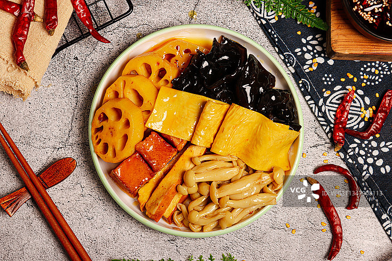 素卤拼盘图片素材