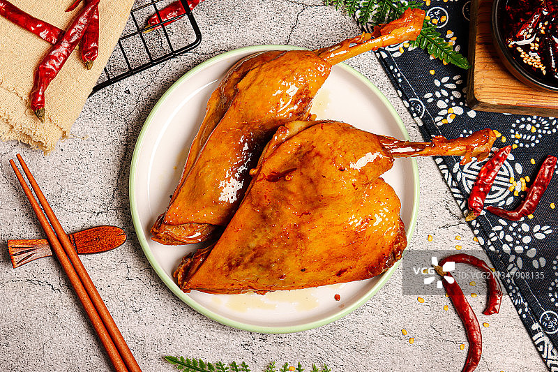 卤鸭腿图片素材