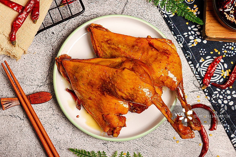 卤鸭腿图片素材