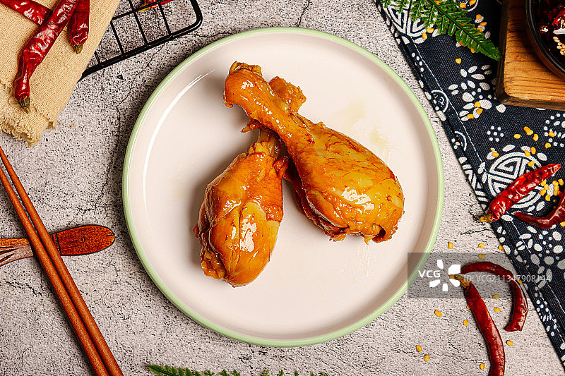 卤鸡腿图片素材