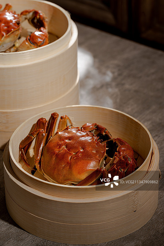 清蒸大闸蟹图片素材