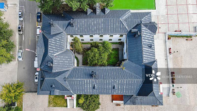 绥芬河铁路大白楼图片素材