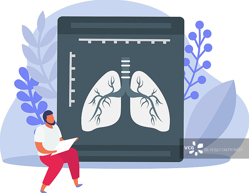 肺部X光片图片素材