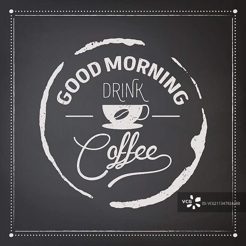 早上好，黑色咖啡图片素材