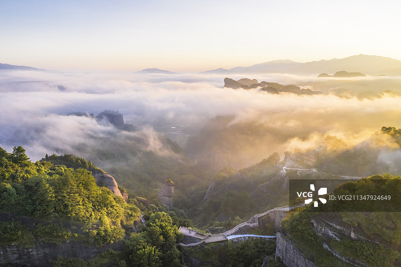 冠豸山之景点-生命之根图片素材