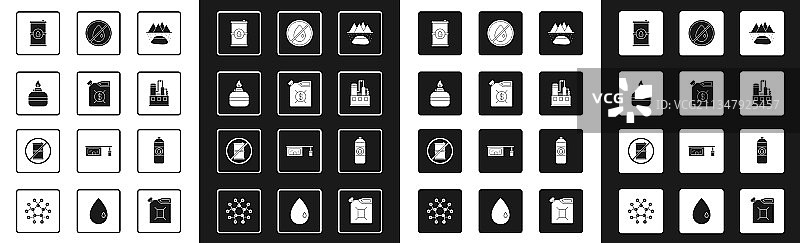 油田发动机油罐图片素材