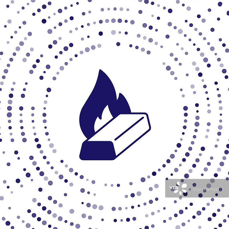 倾倒的蓝色熔金图标图片素材