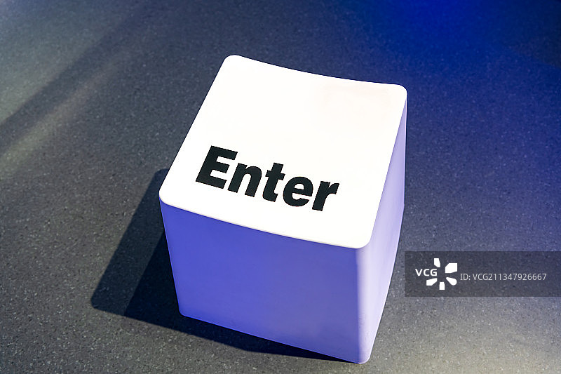 计算机键盘键帽Enter进入键凳子网络空间概念图图片素材
