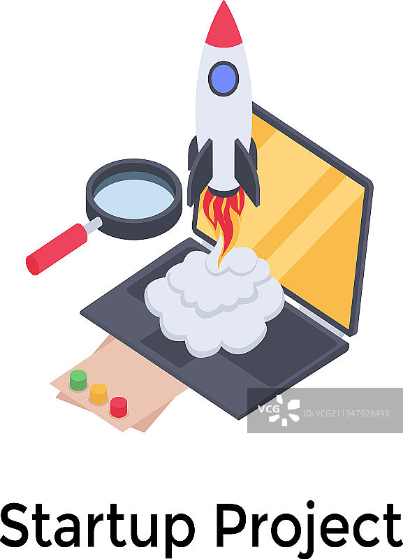 在线启动项目图片素材